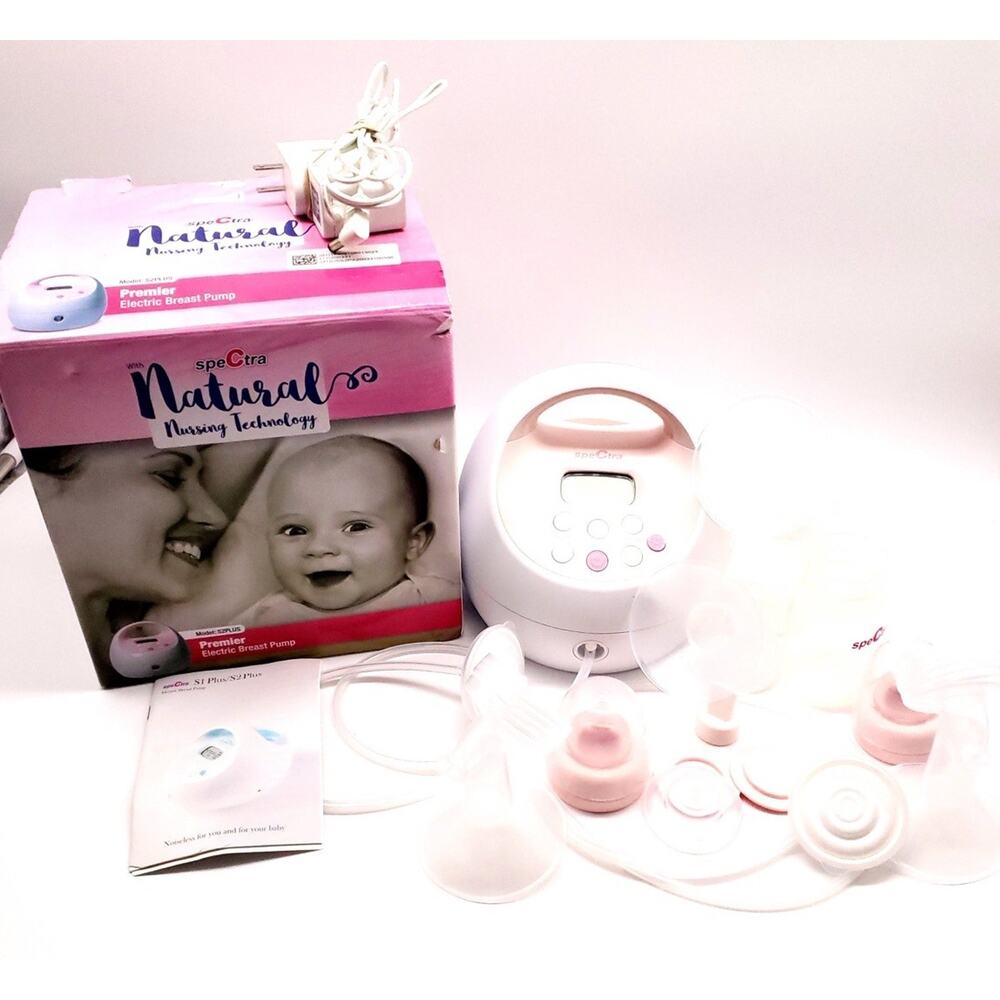 Spectra Premier S2 Plus Natural Nursing Breast Double Pump Pink Access WORKING